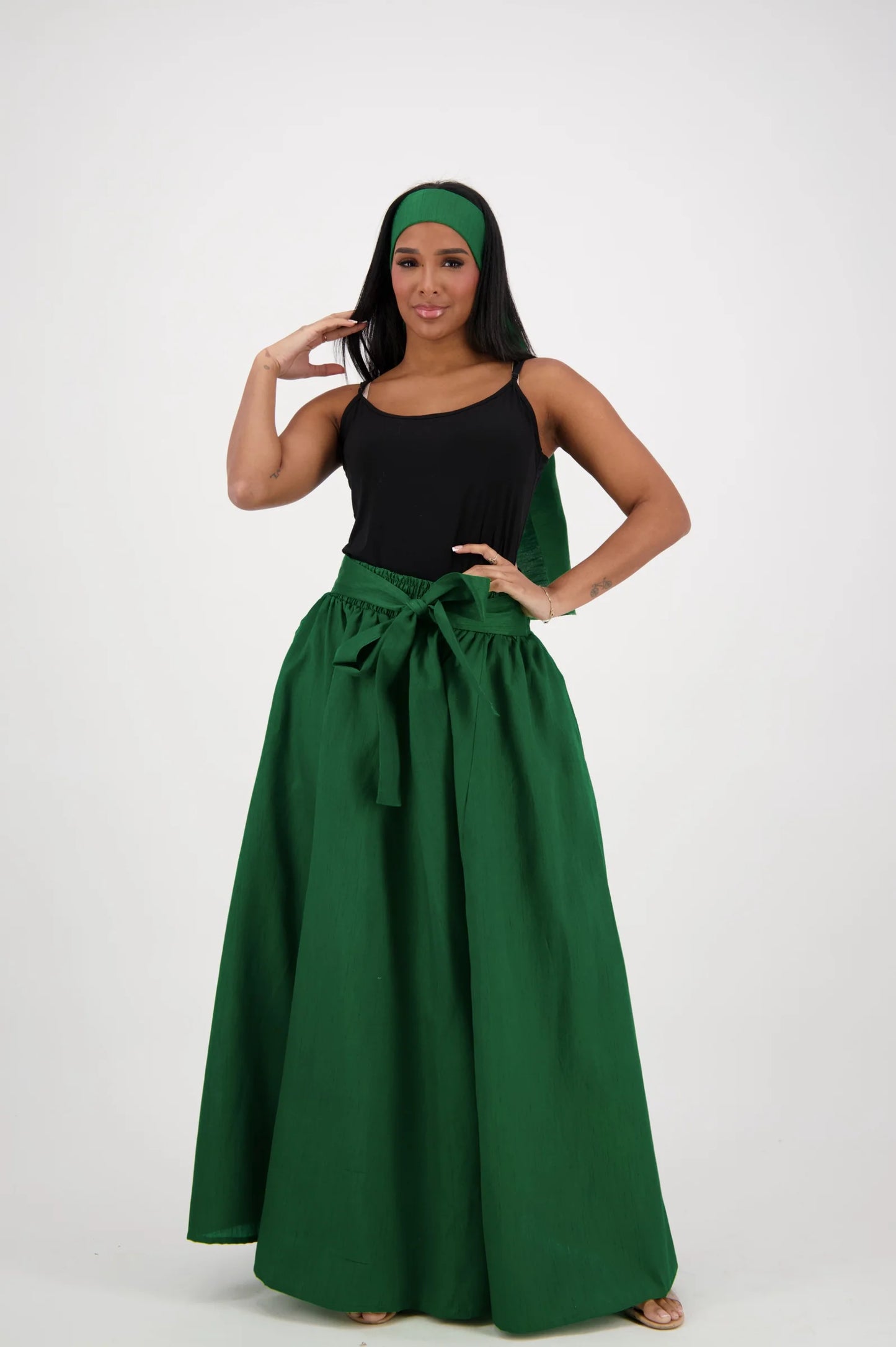 An Emerald Jewel- Maxi Skirt