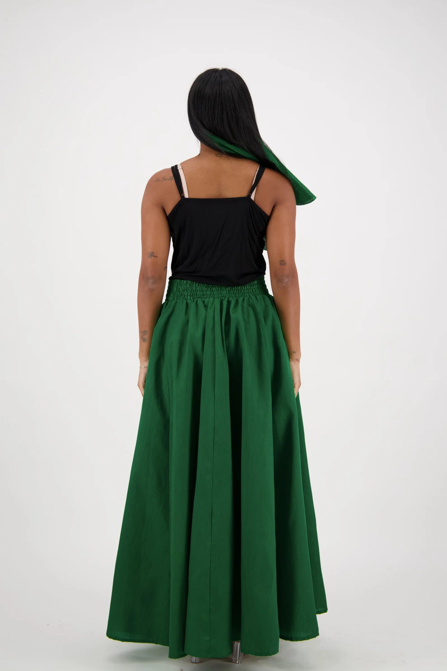 An Emerald Jewel- Maxi Skirt